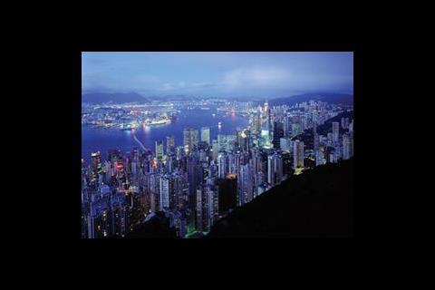 Hong Kong form the air